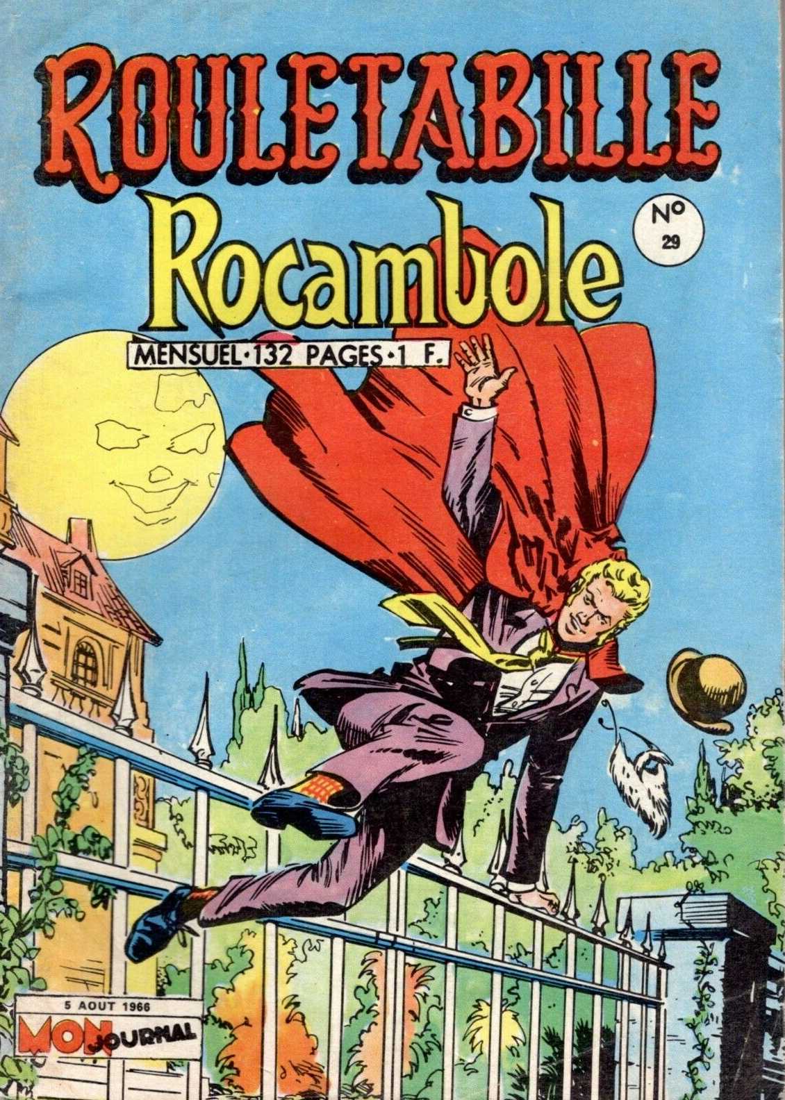 Scan de la Couverture Rocambole et Rouletabille n 29